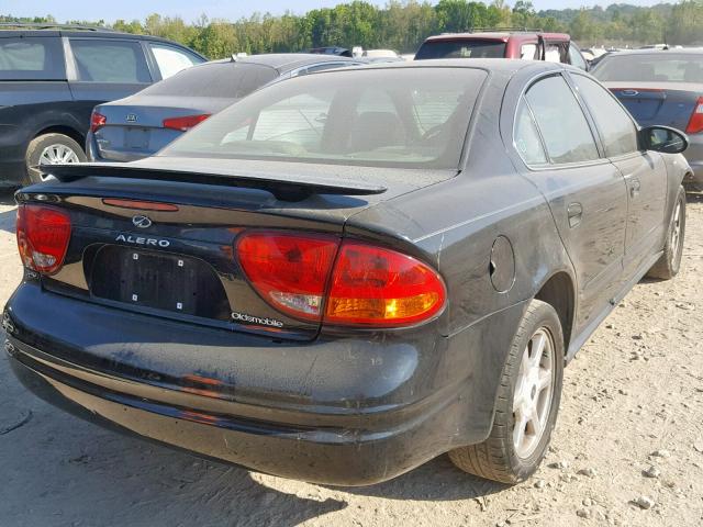 1G3NF52E93C155403 - 2003 OLDSMOBILE ALERO GLS BLACK photo 4