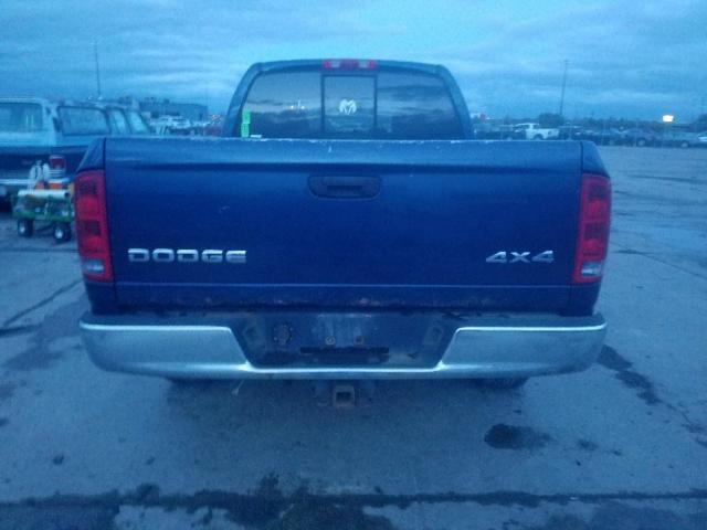 3D7HU18N02G111424 - 2002 DODGE RAM 1500 BLUE photo 6