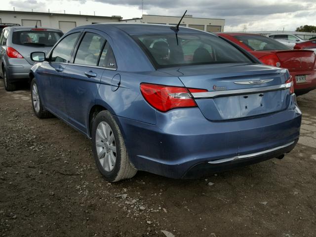 1C3BC1FB8BN576394 - 2011 CHRYSLER 200 TOURIN BLUE photo 3