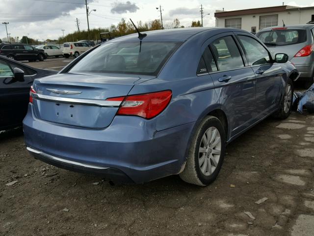 1C3BC1FB8BN576394 - 2011 CHRYSLER 200 TOURIN BLUE photo 4