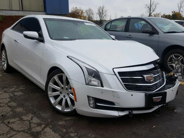 1G6AH1RX1F0138113 - 2015 CADILLAC ATS LUXURY WHITE photo 1