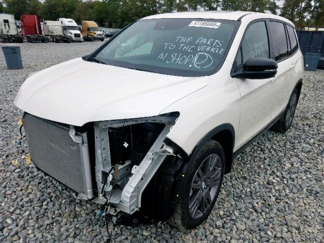 5FNYF7H58KB003601 - 2019 HONDA PASSPORT E თეთრი ფოტო 2