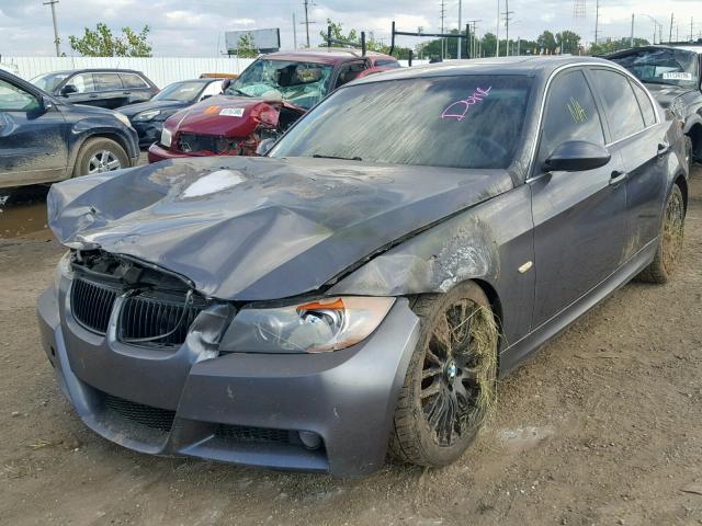 WBAVB33546AZ86254 - 2006 BMW 330 I GRAY photo 2