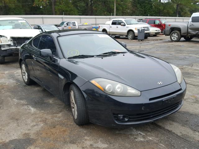 KMHHM66D98U291540 - 2008 HYUNDAI TIBURON GS BLACK photo 1