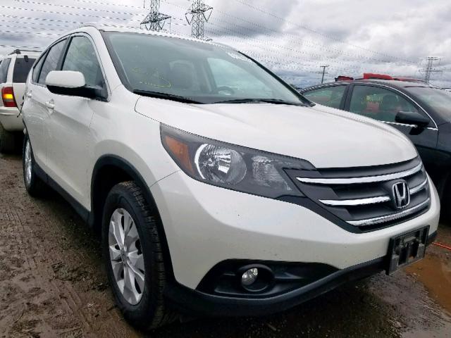 5J6RM4H71CL083374 - 2012 HONDA CR-V EXL WHITE photo 1