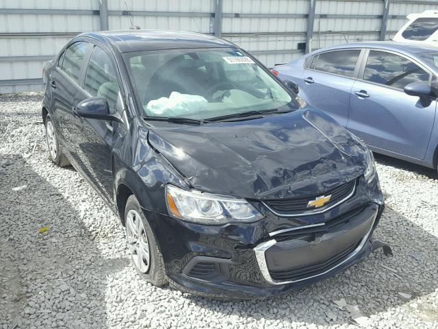 1G1JB5SH4H4124865 - 2017 CHEVROLET SONIC LS 黑色 照片 1