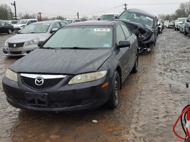 1YVHP80C855M23100 - 2005 MAZDA 6 I BLACK photo 2