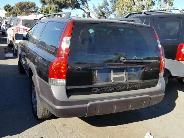 YV1SZ59H541137224 - 2004 VOLVO XC70 BLACK photo 3