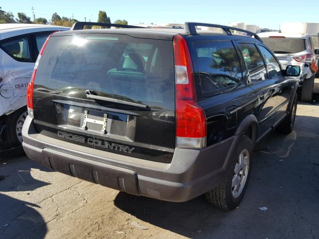 YV1SZ59H541137224 - 2004 VOLVO XC70 BLACK photo 4