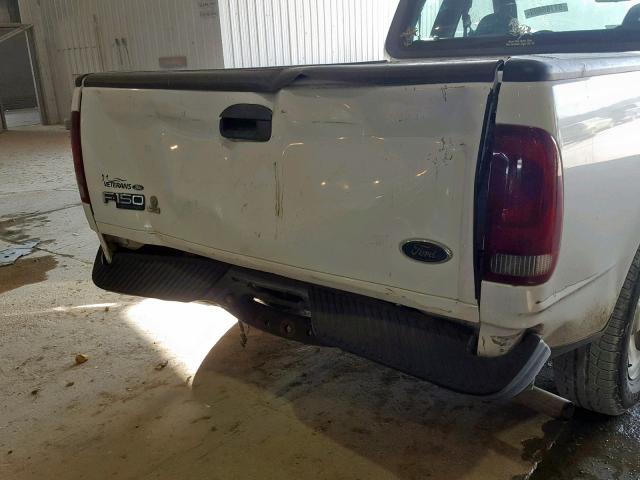 2FTRX17254CA11607 - 2004 FORD F-150 HERI WHITE photo 9