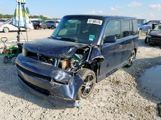 JTLKT324054012462 - 2005 TOYOTA SCION XB ლურჯი ფოტო 2