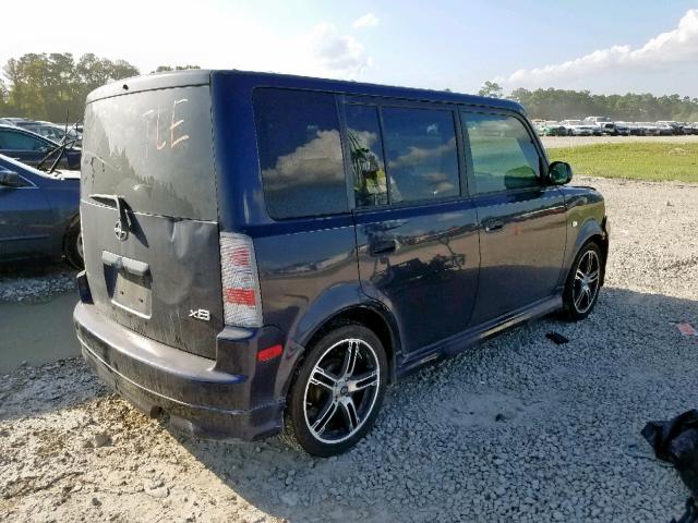 JTLKT324054012462 - 2005 TOYOTA SCION XB ლურჯი ფოტო 4