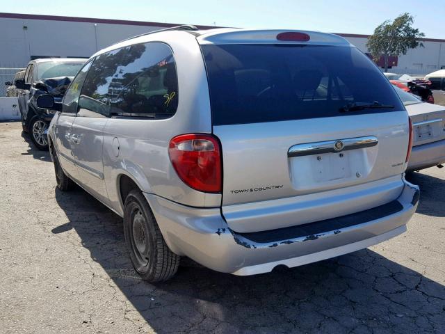 2A4GP54L27R361557 - 2007 CHRYSLER TOWN & COU SILVER photo 3