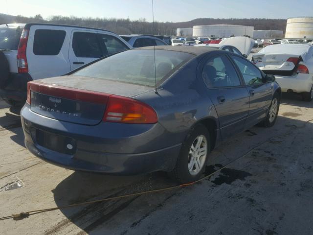 2B3HD56J9YH219147 - 2000 DODGE INTREPID E BLUE photo 4