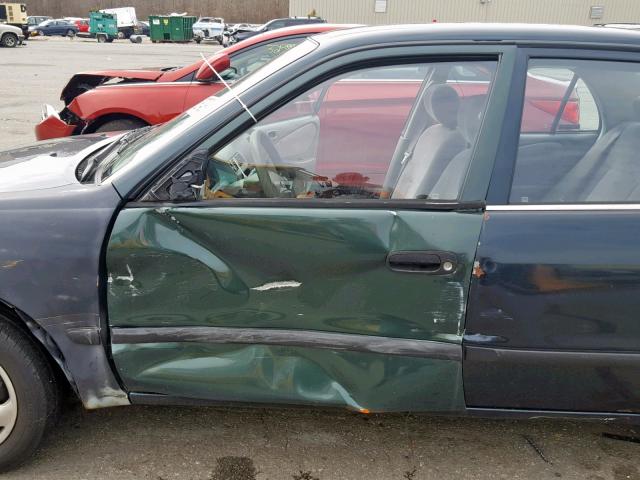 1Y1SK5287XZ447039 - 1999 CHEVROLET GEO PRIZM მწვანე ფოტო 9