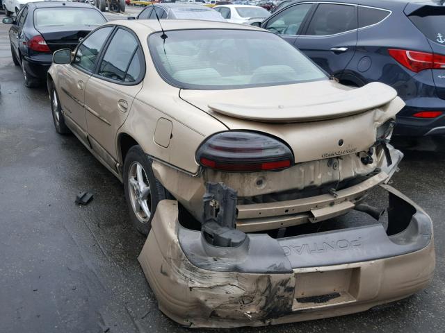 1G2WP52K02F130141 - 2002 PONTIAC GRAND PRIX GOLD photo 3