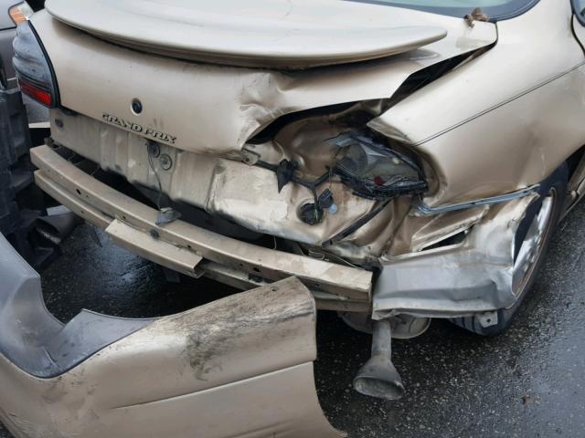 1G2WP52K02F130141 - 2002 PONTIAC GRAND PRIX GOLD photo 9