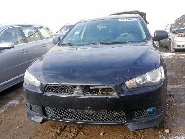 JA3AU26U38U606152 - 2008 MITSUBISHI LANCER ES BLACK photo 9