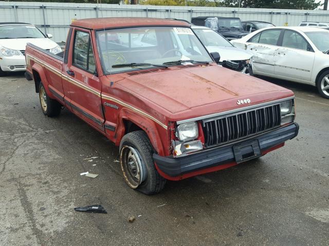 1JTHW66P3JT021271 - 1988 JEEP COMANCHE P RED photo 1