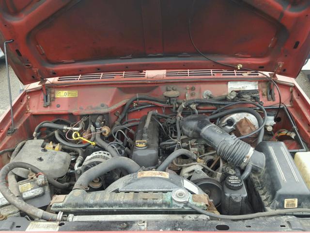 1JTHW66P3JT021271 - 1988 JEEP COMANCHE P RED photo 7