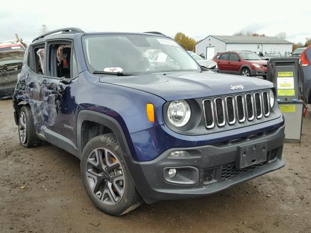 ZACCJBBB8HPG52553 - 2017 JEEP RENEGADE L BLUE photo 1