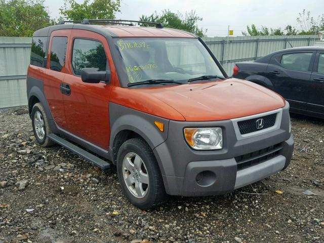 5J6YH185X3L020710 - 2003 HONDA ELEMENT EX ORANGE photo 1