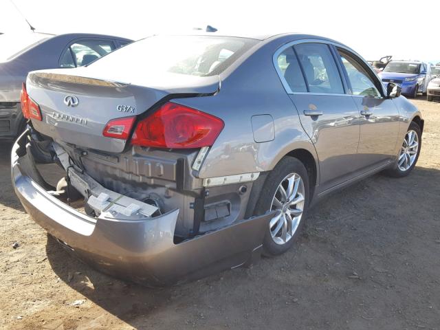 JNKCV61F79M363596 - 2009 INFINITI G37 GRAY photo 4