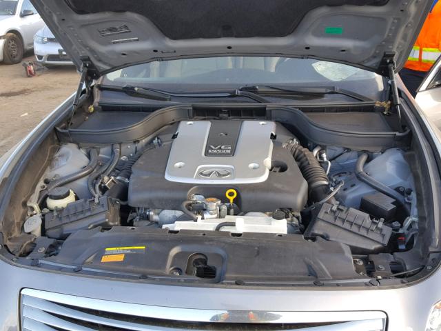 JNKCV61F79M363596 - 2009 INFINITI G37 GRAY photo 7