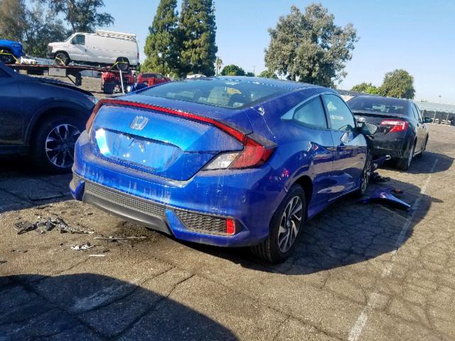 2HGFC4B58JH308985 - 2018 HONDA CIVIC LX BLUE photo 4