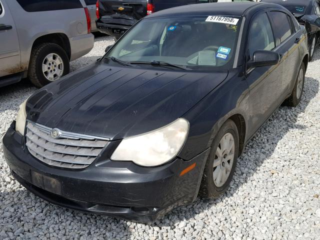 1C3LC46K48N265205 - 2008 CHRYSLER SEBRING LX BLACK photo 2