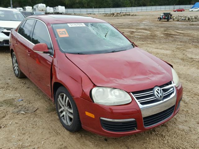 3VWST71K36M734482 - 2006 VOLKSWAGEN JETTA TDI RED photo 1