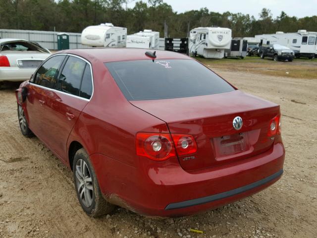 3VWST71K36M734482 - 2006 VOLKSWAGEN JETTA TDI RED photo 3