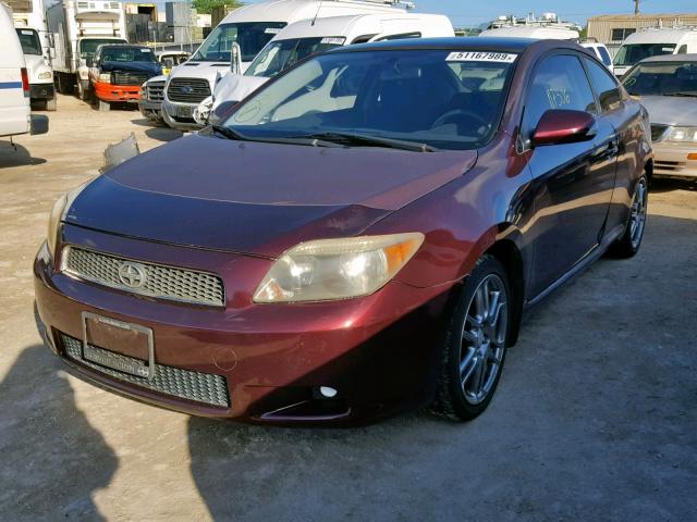 JTKDE167450014805 - 2005 TOYOTA SCION TC მუქწითელი ფოტო 2