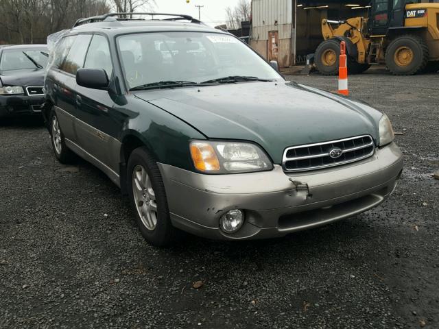 4S3BH6659Y7644493 - 2000 SUBARU LEGACY OUT GREEN photo 1