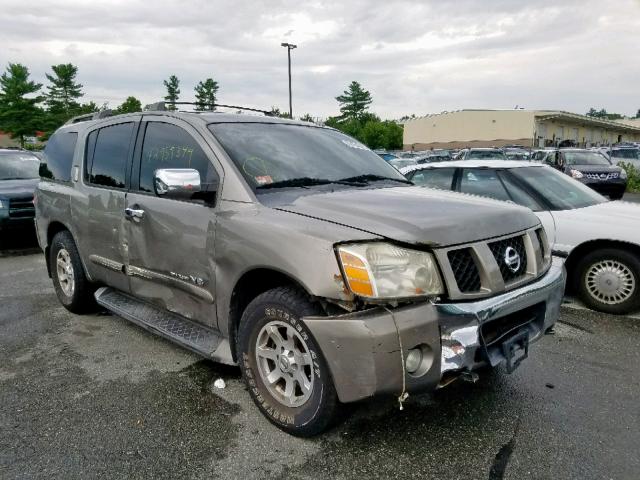 5N1AA08B46N714504 - 2006 NISSAN ARMADA SE GRAY photo 1