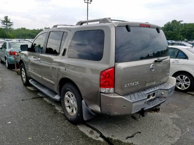 5N1AA08B46N714504 - 2006 NISSAN ARMADA SE GRAY photo 3