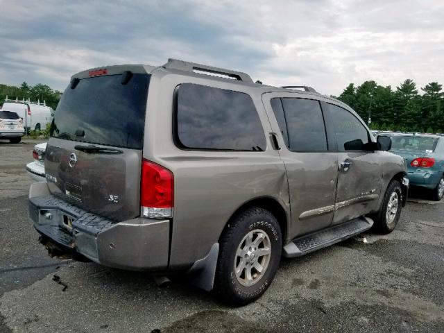 5N1AA08B46N714504 - 2006 NISSAN ARMADA SE GRAY photo 4