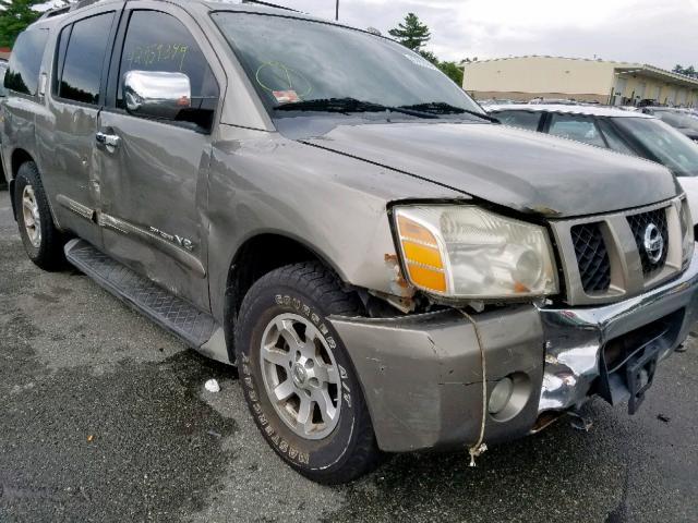 5N1AA08B46N714504 - 2006 NISSAN ARMADA SE GRAY photo 9