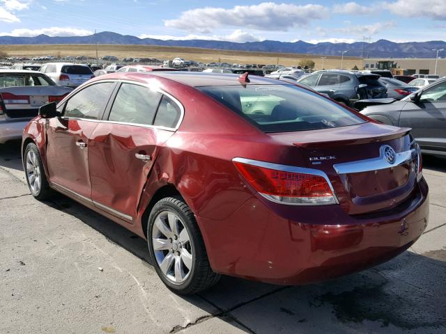 1G4GD5EDXBF143738 - 2011 BUICK LACROSSE C RED photo 3