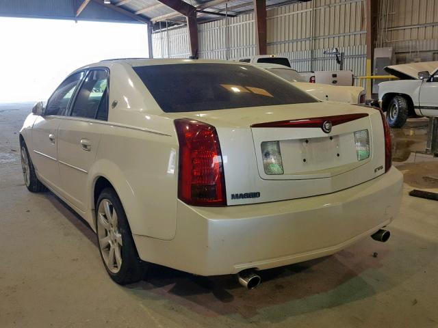 1G6DP567050187054 - 2005 CADILLAC CTS HI FEA WHITE photo 3