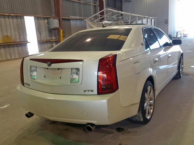 1G6DP567050187054 - 2005 CADILLAC CTS HI FEA WHITE photo 4