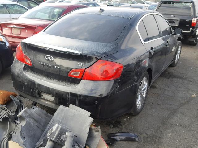 JN1CV6AP7DM305767 - 2013 INFINITI G37 BASE BLACK photo 4