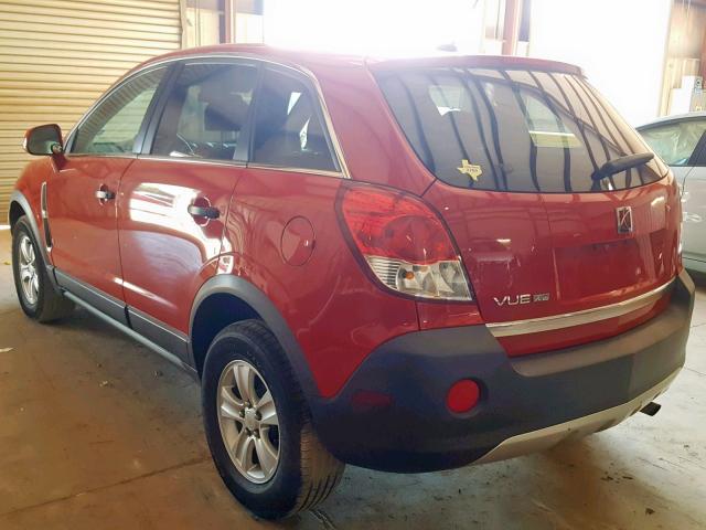 3GSCL33P99S529326 - 2009 SATURN VUE XE RED photo 3