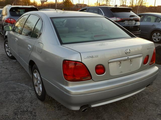 JT8BD69S220153145 - 2002 LEXUS GS 300 SILVER photo 3