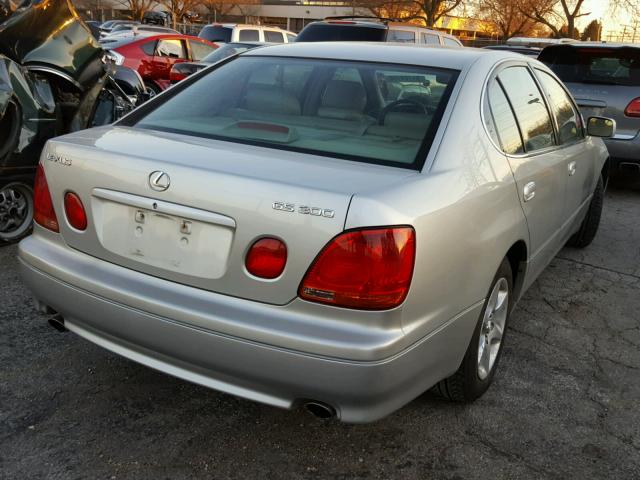 JT8BD69S220153145 - 2002 LEXUS GS 300 SILVER photo 4