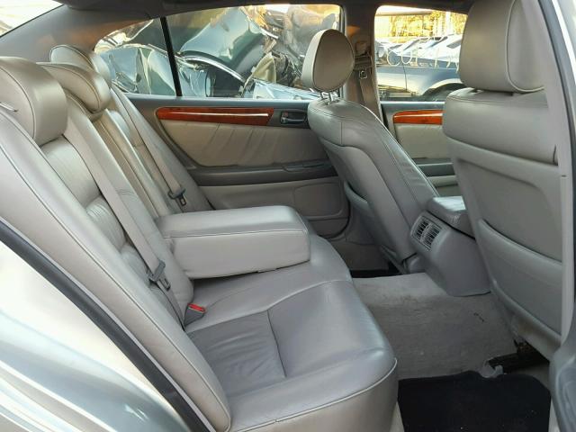 JT8BD69S220153145 - 2002 LEXUS GS 300 SILVER photo 6