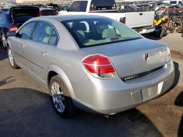 1G8ZS57N87F120842 - 2007 SATURN AURA XE SILVER photo 3