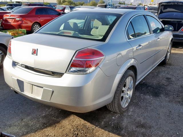 1G8ZS57N87F120842 - 2007 SATURN AURA XE SILVER photo 4