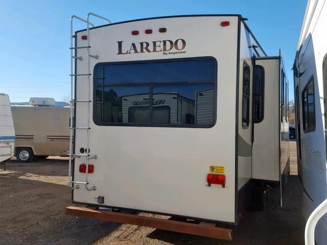 4YDF35525FK600998 - 2015 KEYSTONE LAREDO WHITE photo 4