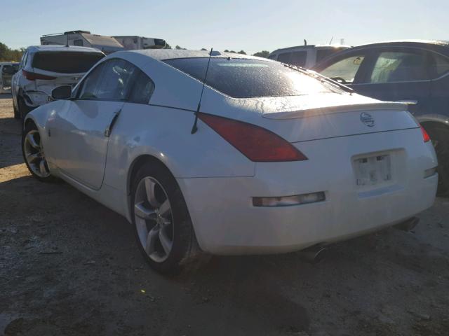 JN1BZ34E38M751011 - 2008 NISSAN 350Z COUPE WHITE photo 3